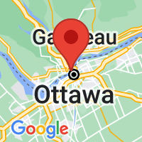 Map of Ottawa-Hull, ON CA