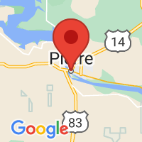 Map of Pierre, SD US