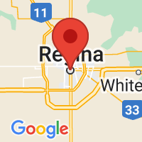 Map of Regina, SK