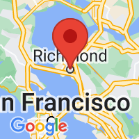 Map of Richmond, CA US