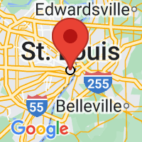 Map of Saint Louis MO US