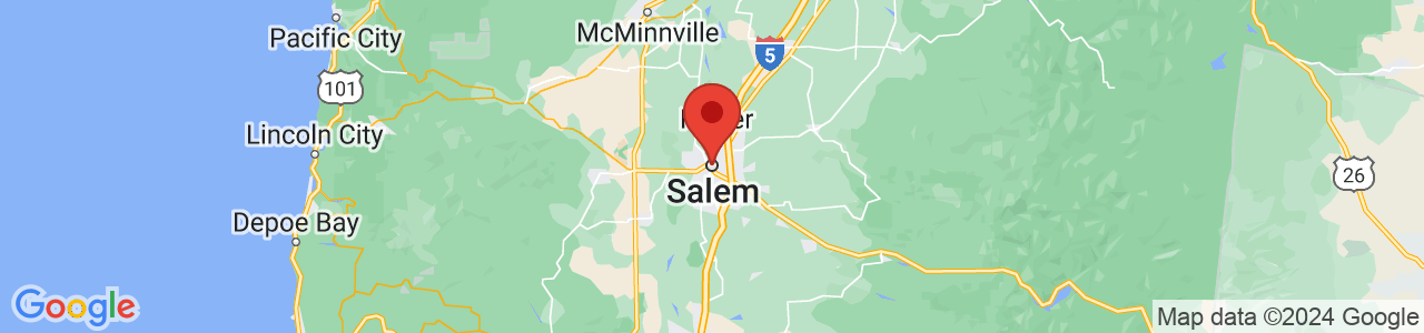 Map of Salem, OR US