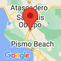 Map of San Luis Obispo, CA US