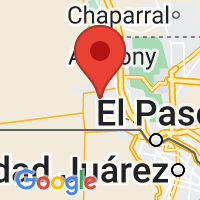 Map of Santa Teresa, NM