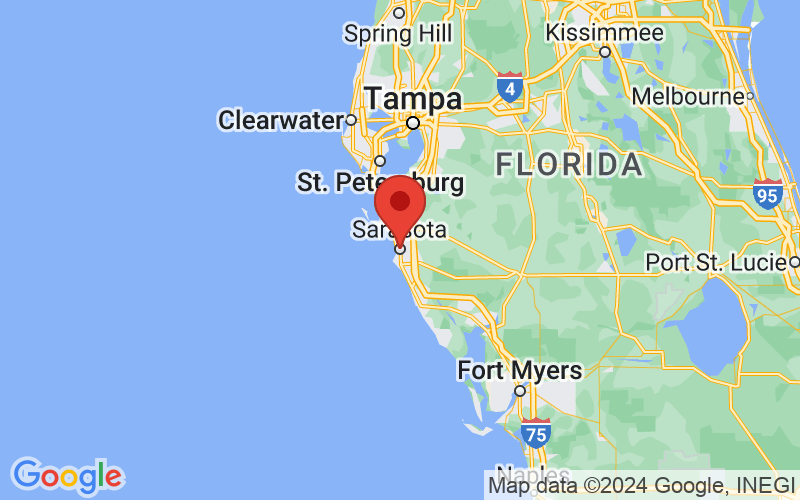 Map of Sarasota, Florida
