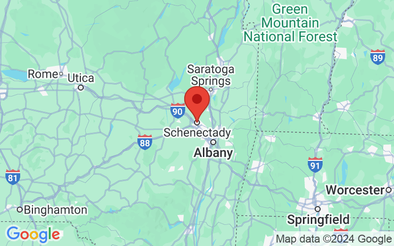 Map of Schenectady, New York