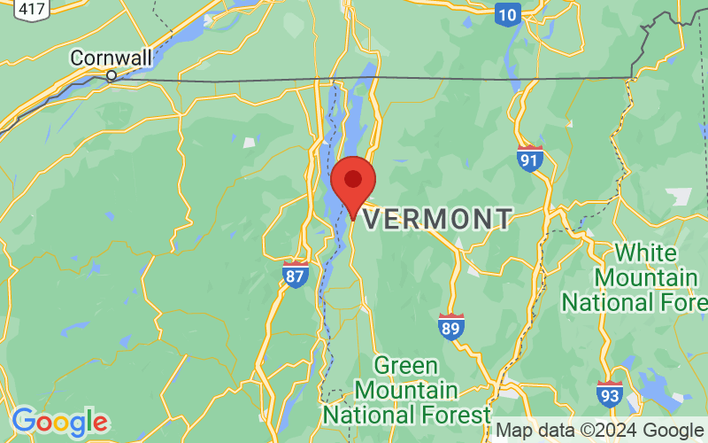 Map of Shelburne, Vermont