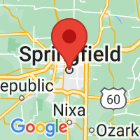 Map of Springfield, MO