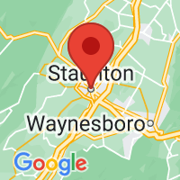 Map of Staunton VA US