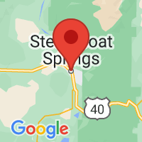 Map of Steamboat Springs, CO US