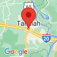 Map of Tallulah, LA US