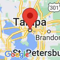 Map of Tampa, FL US