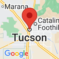 Map of Tucson, AZ US