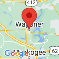 Map of Wagoner, OK US