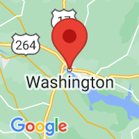 Map of Washington, NC US