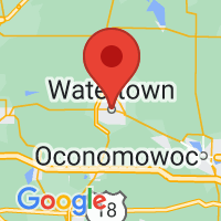 Map of Watertown WI US