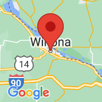 Map of Winona, MN US