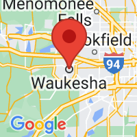 Map of waukesha wi US